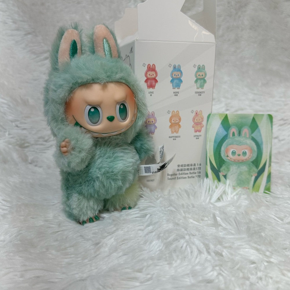 Labubu big into energy 
Serenity